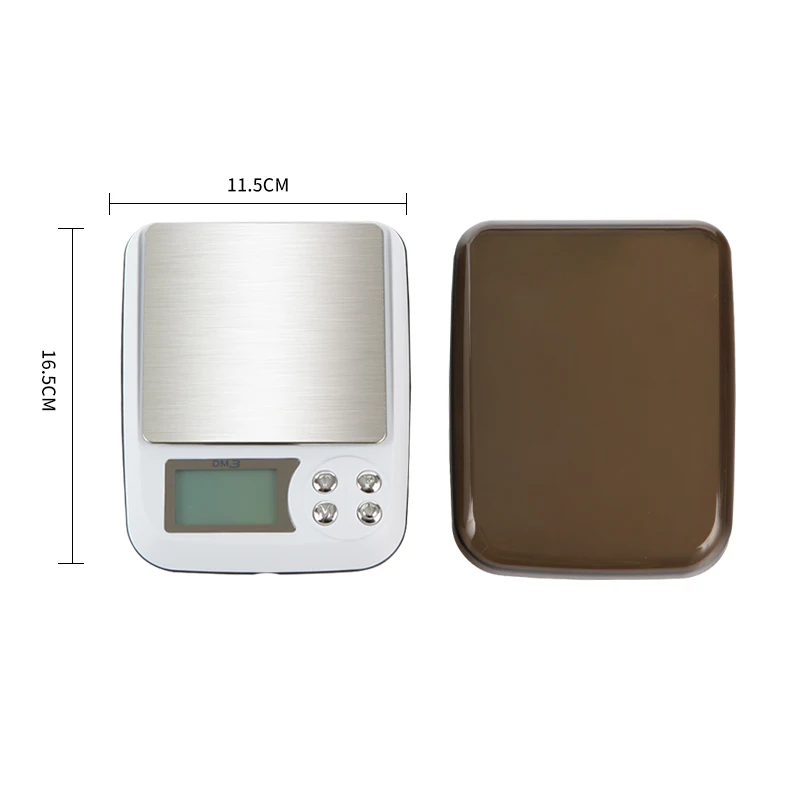High quality with LID large LCD HD screen 500g 200g unit switch mini scale 0.01g jewelry scales