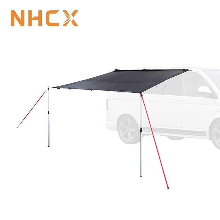 NHCX Кемпинг Алюминиевый 4*4 Автомобильный боковой тент Foxwing градус тент вентилятор боковой летучая мышь тент для автомобиля
