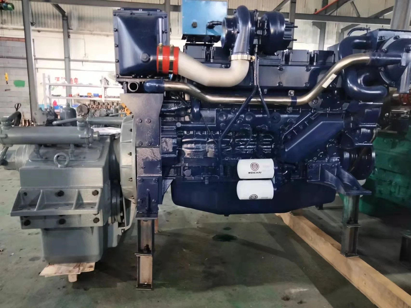 Морской Двигатель weichai с коробкой передач, 500 л.с., 550 л.с., сертификат CCS