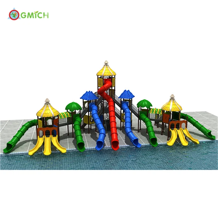 Multi-function used water park slide plastic water slide for pool hard water slide parks equipment