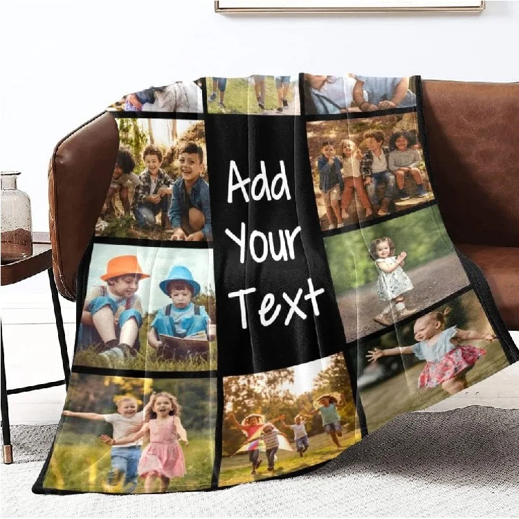Custom Printing Cozy Soft Thick Oversized Sherpa Fleece Luxury Throw weighted Blankets For Winter