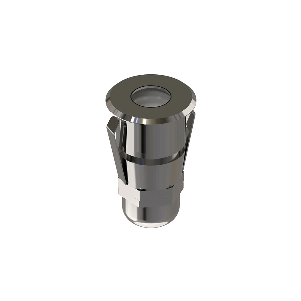 Modern Deep recessed design Ip68 Led Outdoor Wall Lamp led stairs Step Light 1.2W Stainless Steel Spot Light