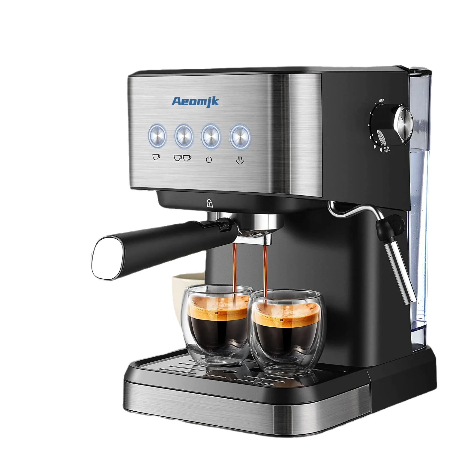Cross-border coffee machine Italian semi-automatic concentrated high pressure extraction milk brewing coffee machine