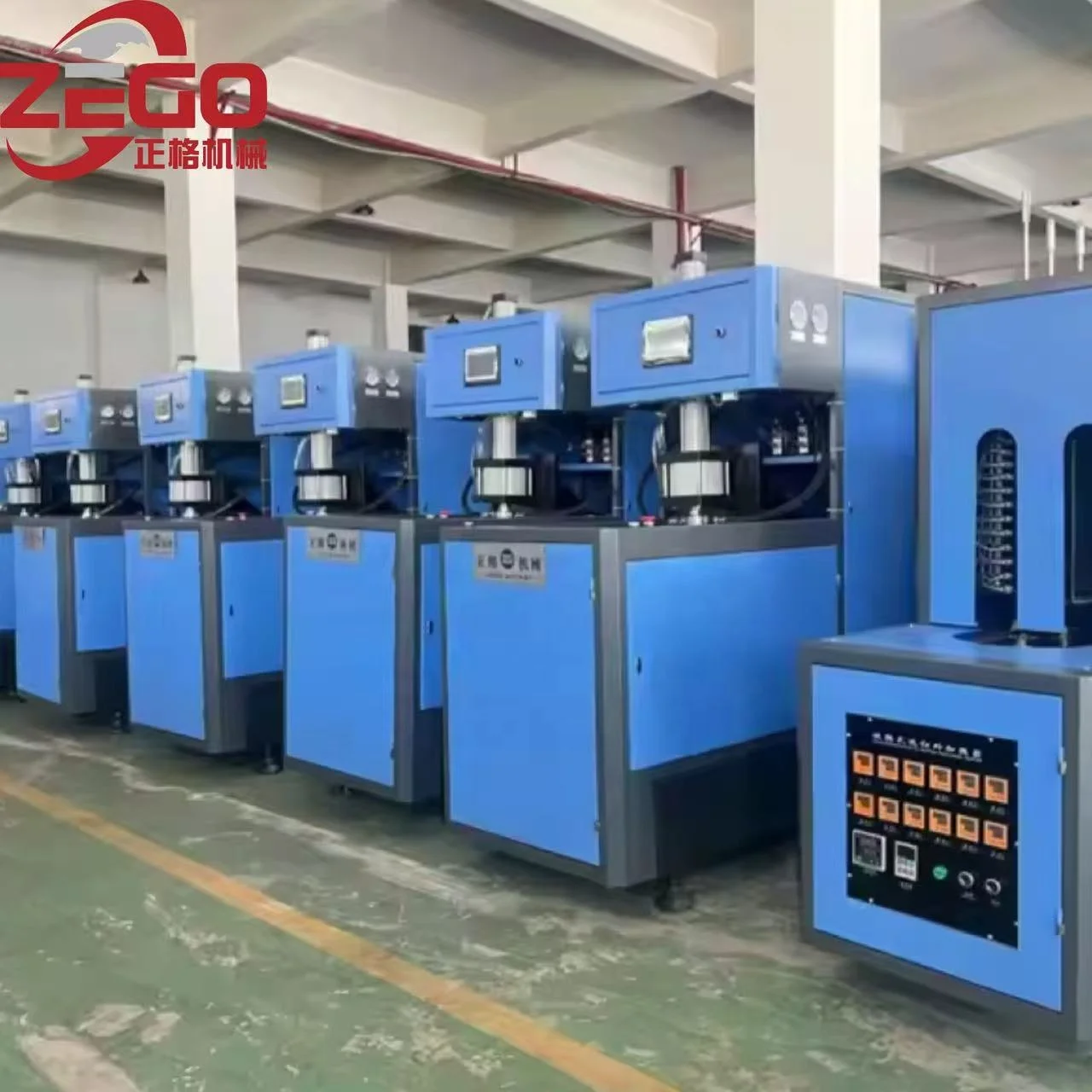 Полуавтоматическая машина для выдувного формования бутылок из ПЭТ-пластика 5 галлонов 20