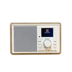 Wooden Cabinet BT internet/DAB+ Radio WiFi Receiver Webs Radio