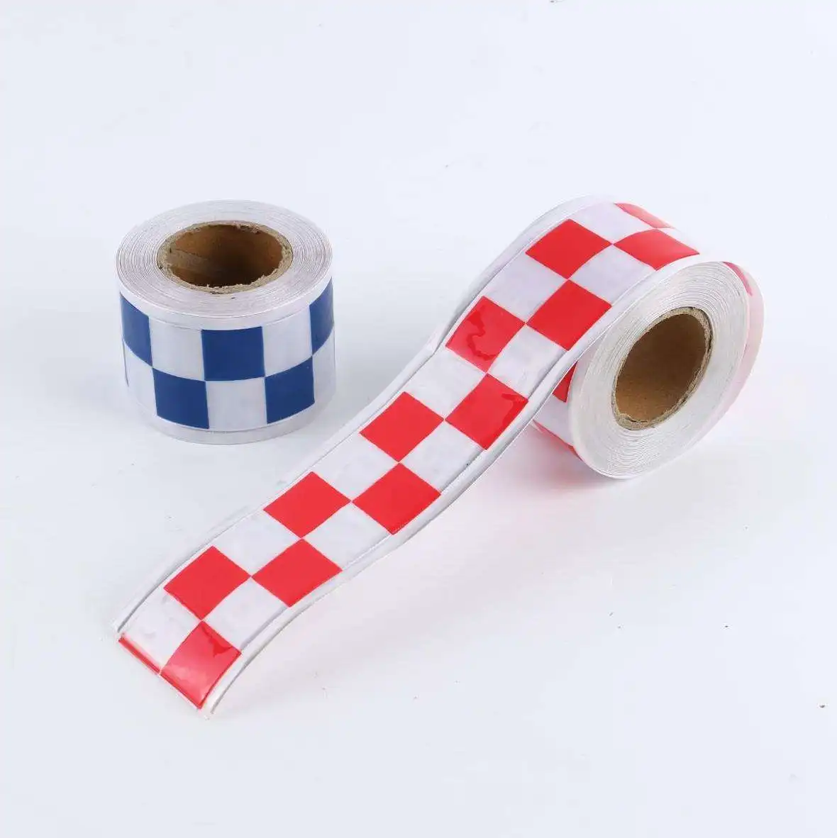 Hot Sale Wear-resistant Checkered Prismatic Bike Traffic Cone PVC Reflective Tape