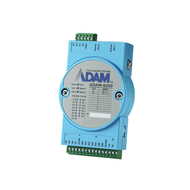 Advantech ADAM-6250-B 15 isolated digital I/O modules supporting Modbus TCP
