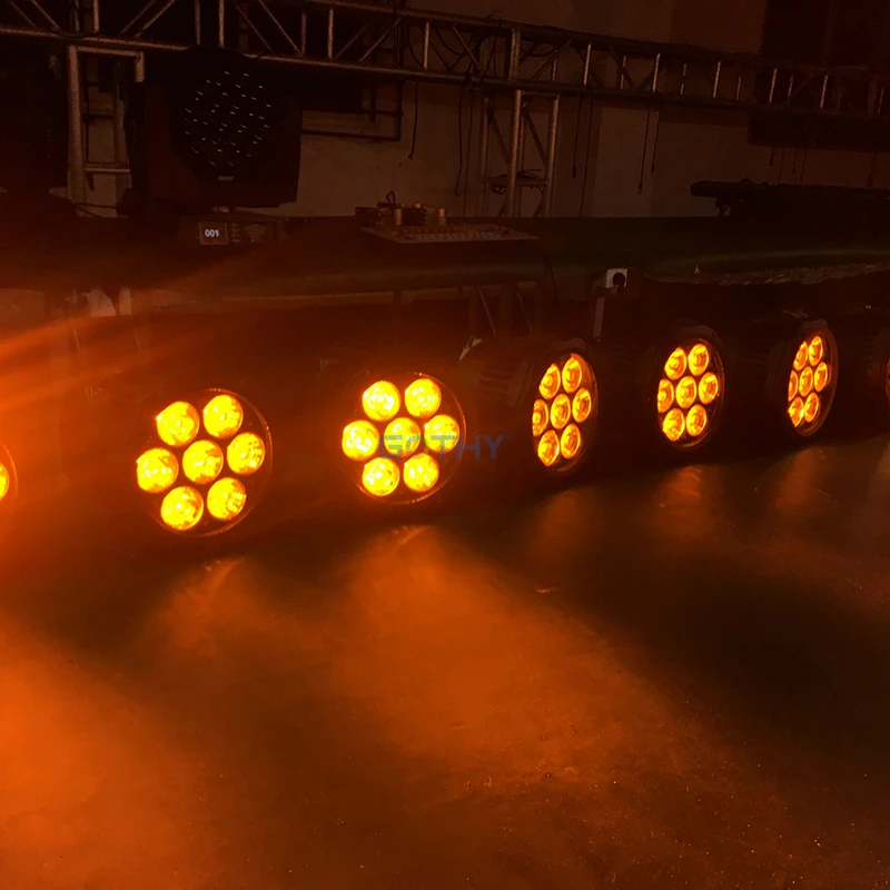 Waterproof LED Par mini 7x12W RGBW Light Outdoor IP65 effect 7pcs rgbw 4-in-1 par led light for stage
