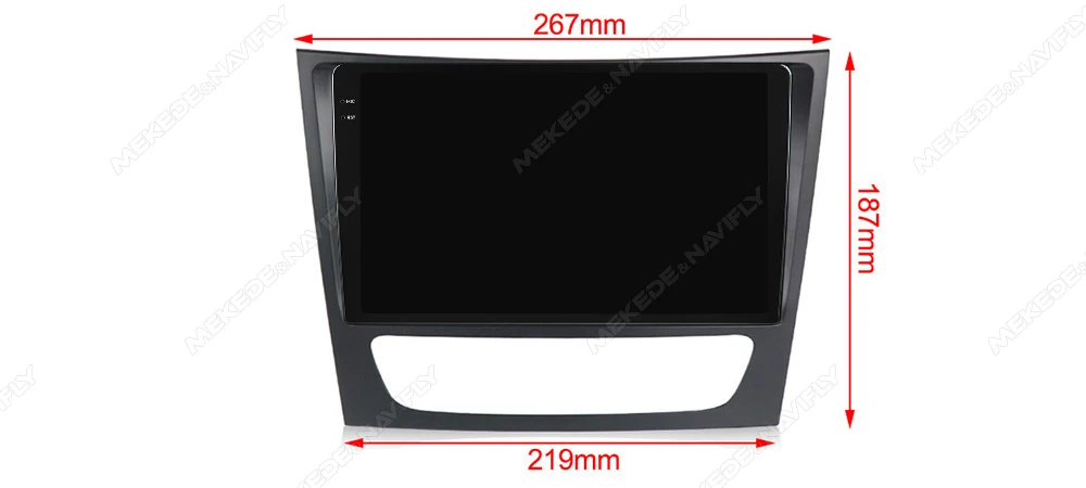 MEKEDE MS Android 12 8+128GB Car Radio for Benz E-class W211 E Class CLS Class 2002-2010 Colling Fan Car-play BT Stereo