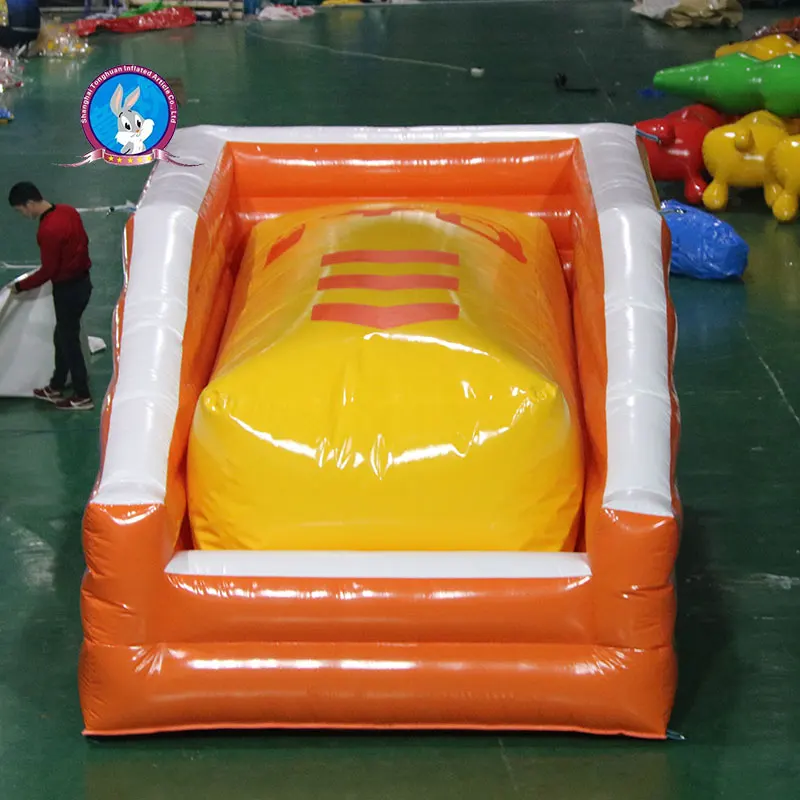 inflatable blob team building sports games inflatable jumping pillow crash mat