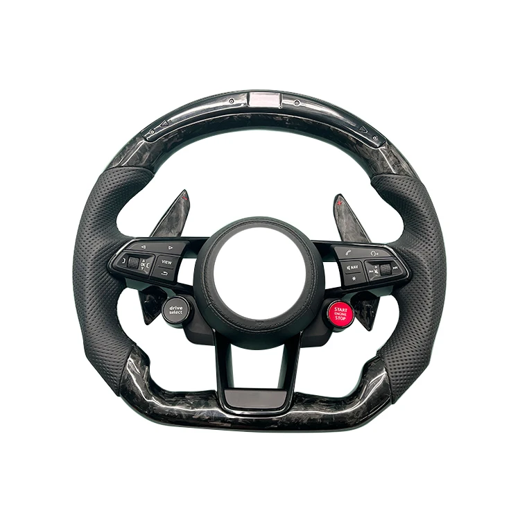 for Audi new TT TTS TTRS R8 steering wheel sports led carbon fiber steering wheel