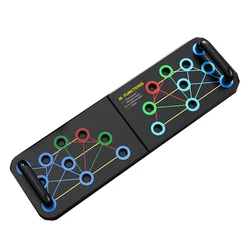 9 way Comprehensive Fitness Exercise Workout Folding Push-Up Stands board Push Ups Rack Board