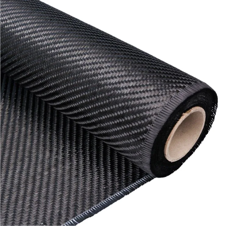 4x4 twill weave carbon fiber fabric cloth roll