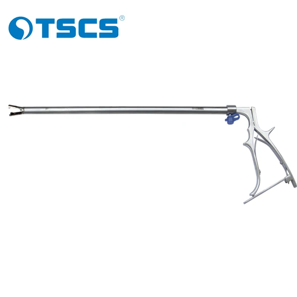 Laparoscopic forceps reusable bulldog hemostatic clips operating instruments