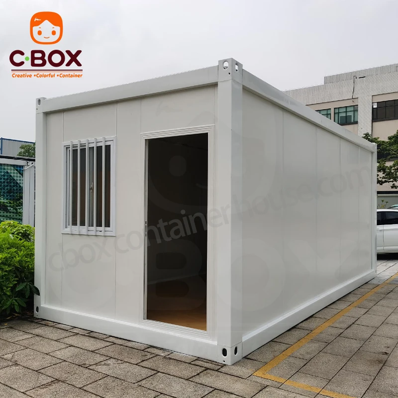 Cbox Flat Pack Container Low Cost and Easy Assemble Prefab Container House in USA Villa Sentry Box Guard House Toilet Hotel
