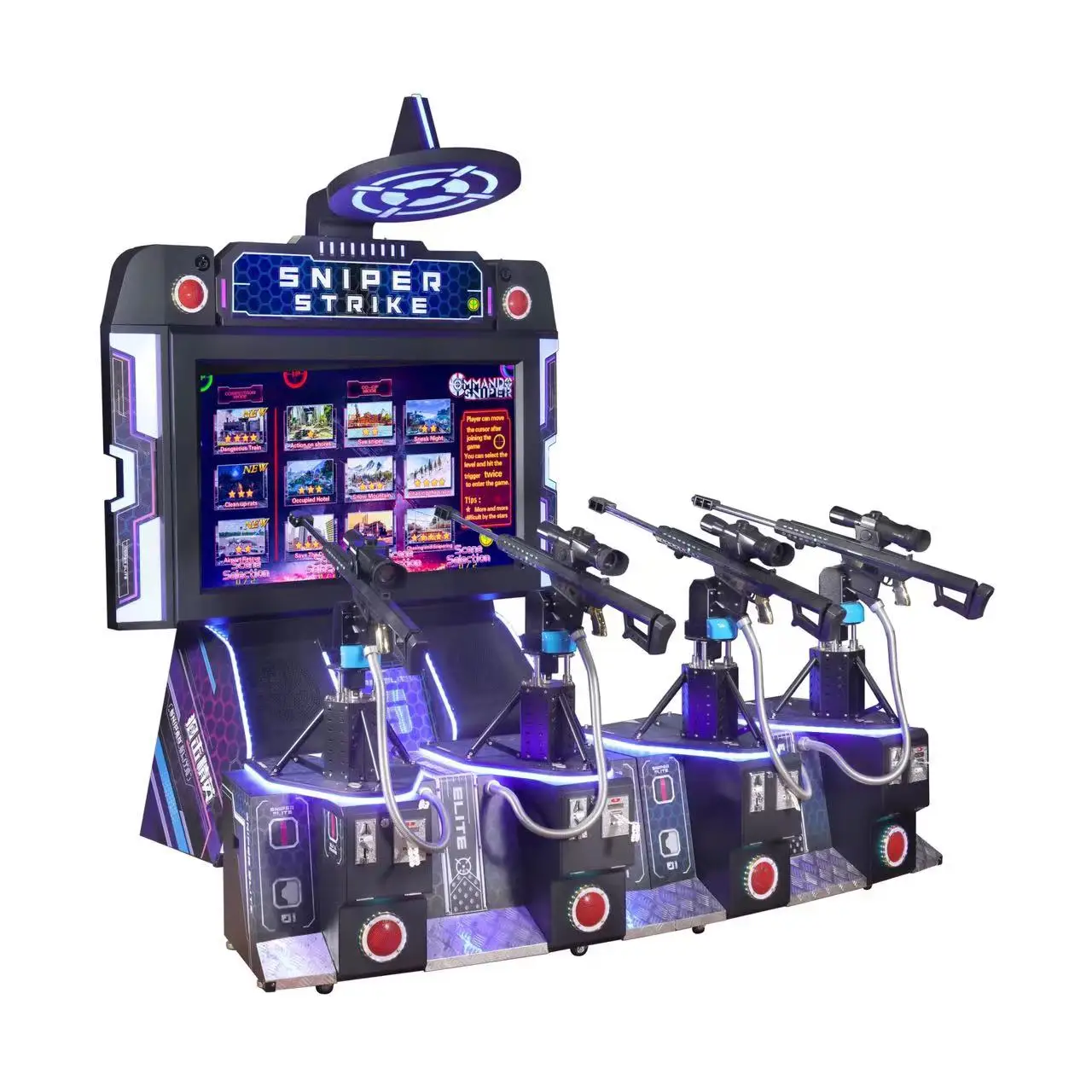 2024 New Products 65 inch Screen Virtual Reality Gun Battle Games Arcade Shooting Games VR Shooting VR Simulator