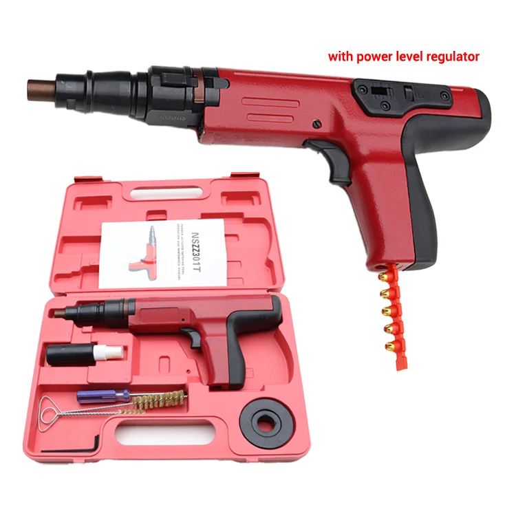 27 Cal Cordless Framing Nail Gun Concrete 301T With Power Regulation For Construction , Steel , Upholstery , Shooting Nail