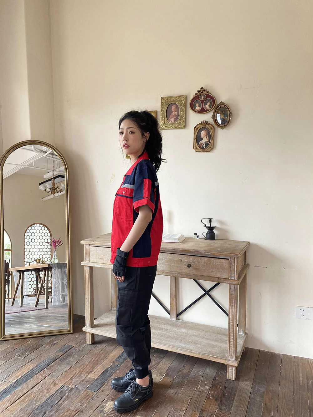 No Minimal Cheap Work Clothes Workwear Uniform Industry Working Outdoor Plus Size Cargo Pant Trouser for Female