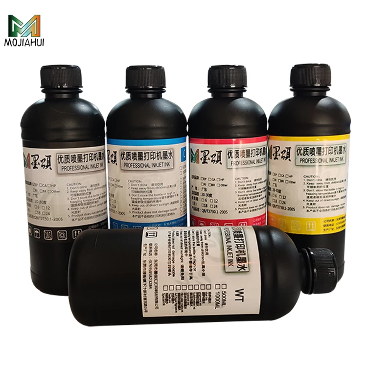 factory price 500ML LED UV Inkjet Printing Inkjet Compatible Ink for Epson printing