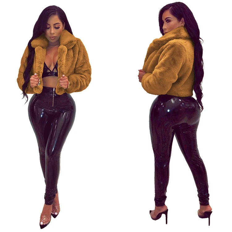 Z154-low moq wholesale winter 2021 fashion fur jacket women faux fur coat