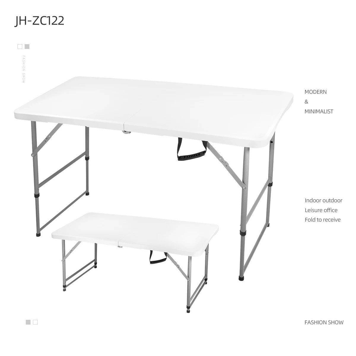 Portable Long Row Table Foldable Household Collapsible Outdoor New Style Hot Selling Nordic Simple 4FT Modern 7.5kgs