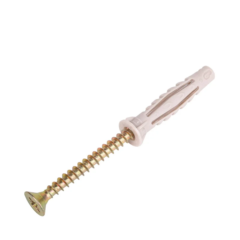 Popular size 8x40 drywall anchor hollow plastic cavity wall plugs high quality nylon plasterboard anchors