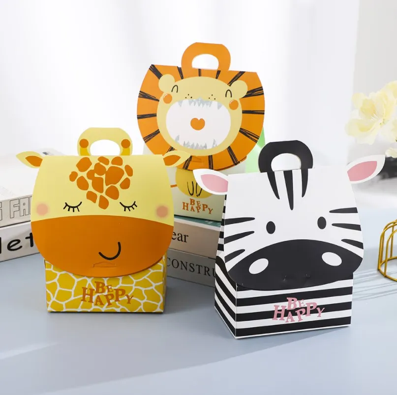 Luxury Lovely Kindergarten School Children Gift Cartoon gift packing bags For Baby Boys Girls kids party celebration gift bags