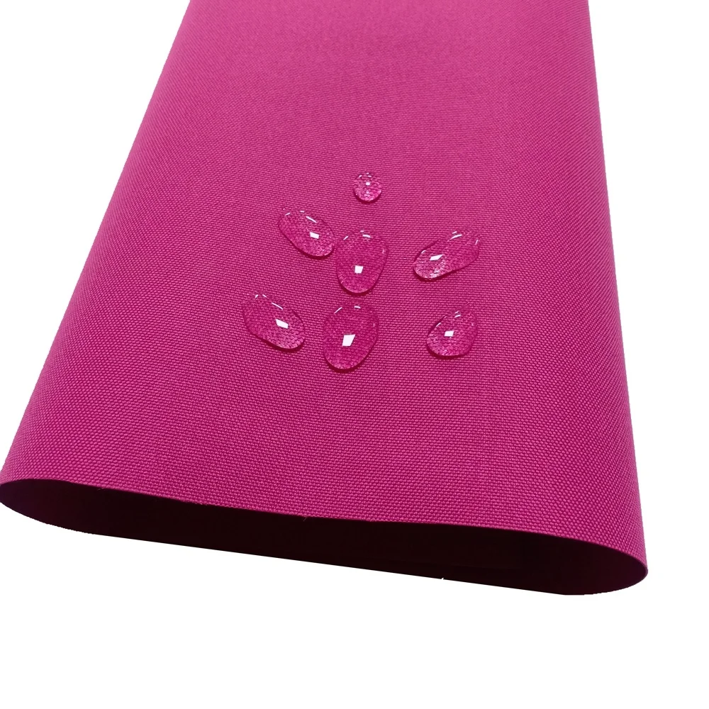 Promotional various durable using 210d waterproof oxford fabric silver coating by the yard backpack fabric material waterproof