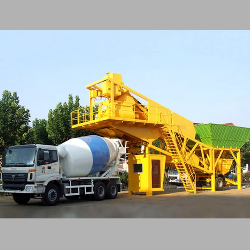 Concrete Mobile Plant 25m3/h to 240m3/h Concrete Batching Machine Plant
