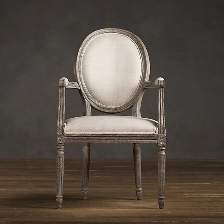 High Quality hotel banquet Restaurant Furniture antique wooden arm chair dining room prices dining