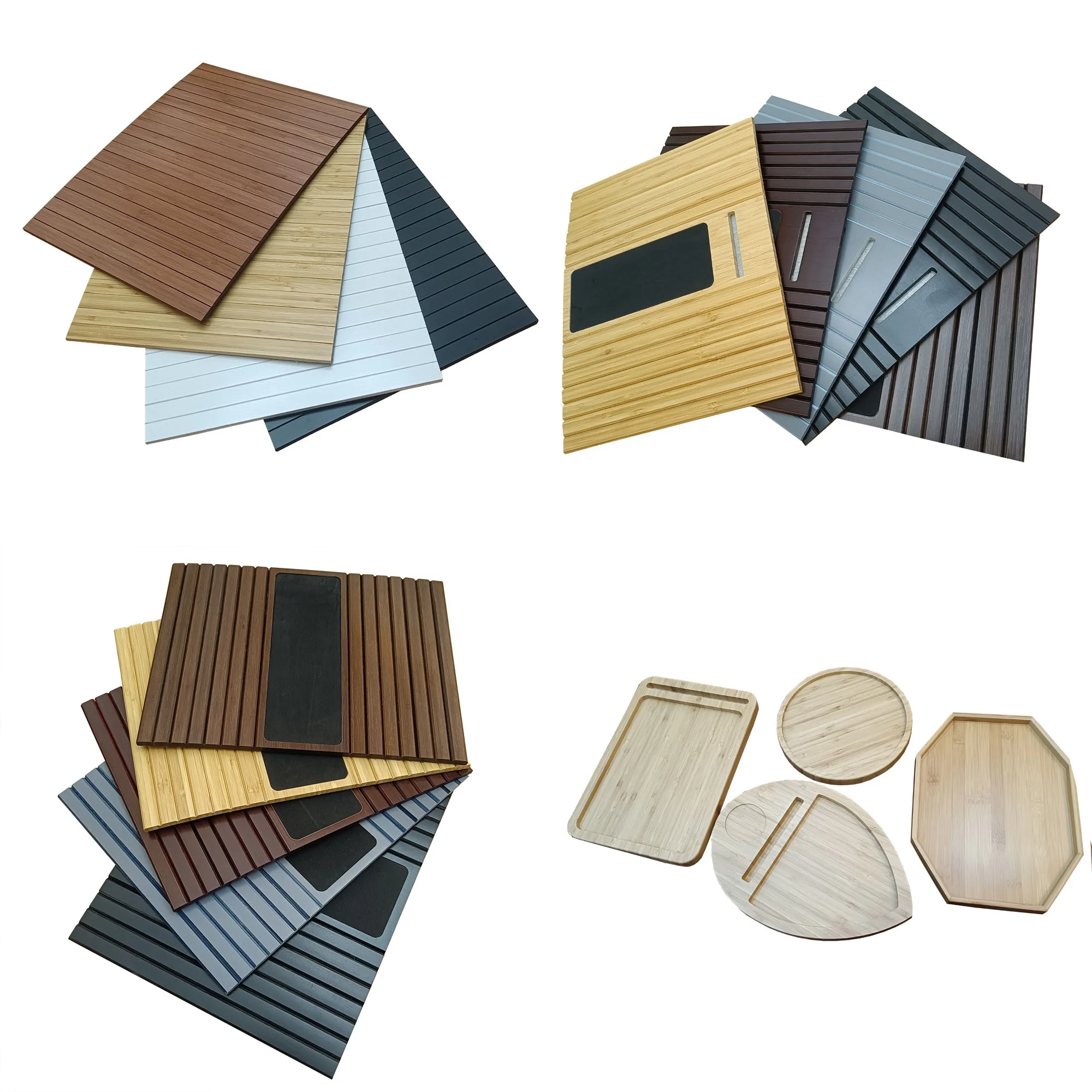 2022 bamboo sofa arm tray with many shapes