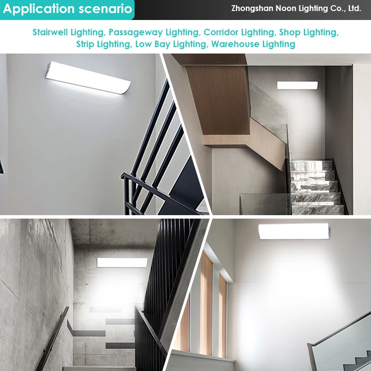 DLC ETL Certified 2FT 4FT Power Selectable 10V Dimmable Suspended Commercial Ceiling Linear Light