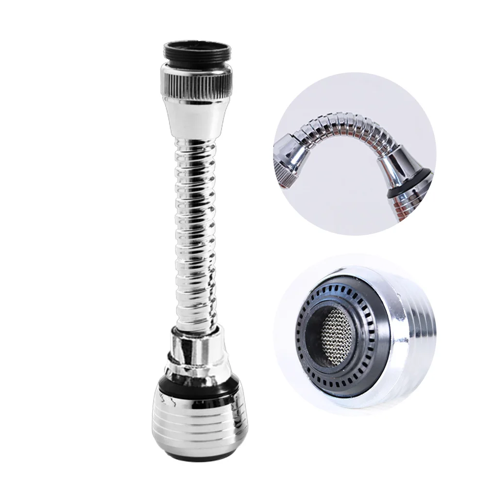 360 Rotate Swivel Tap Aerator Anti Splash Bubbler Nozzle Filter Nozzle Water Saving Kitchen Shower Spray