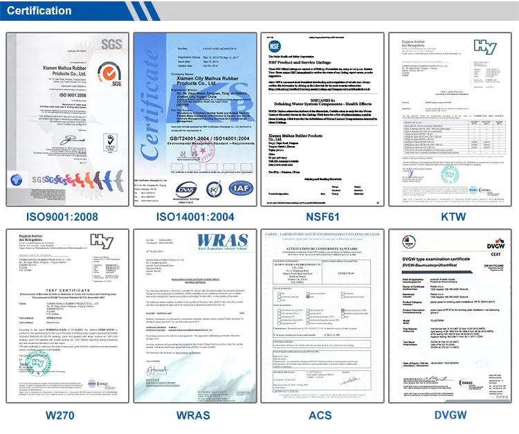 Заводская таможня оптовая продажа NBR/EPDM/FKM/VMQ/PTFE отличное коррозионно-стойкое резиновое уплотнение/уплотнительное кольцо/плоская прокладка