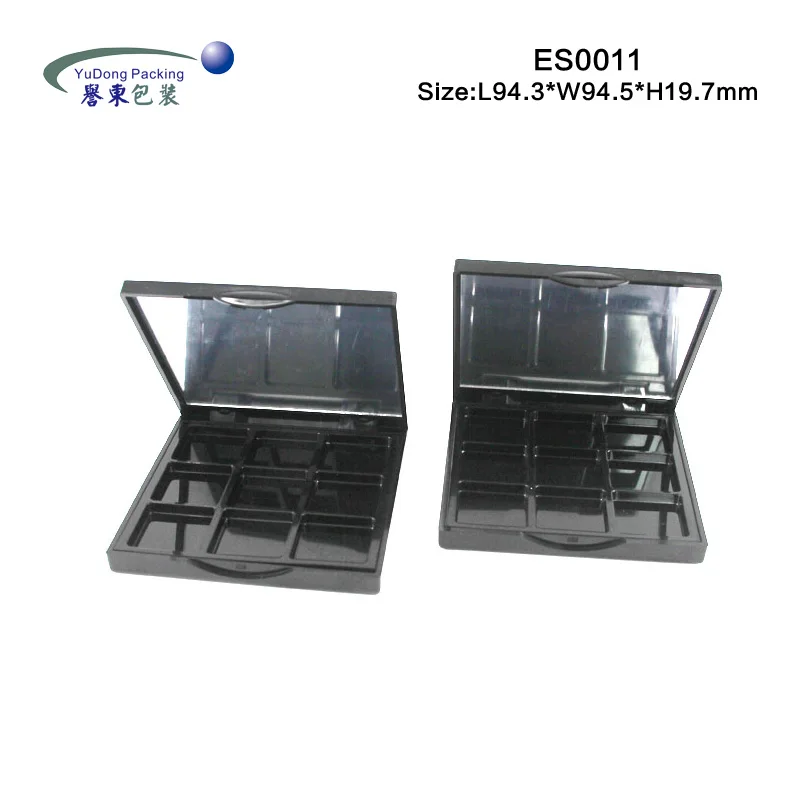 
Wholesale Newest 9 Color Empty Blush Case Square Eyeshadow Container 