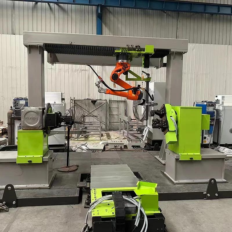 Sheet metal glass gantry truss robotic arm handling palletizing CNC automatic loading and unloading robot module system