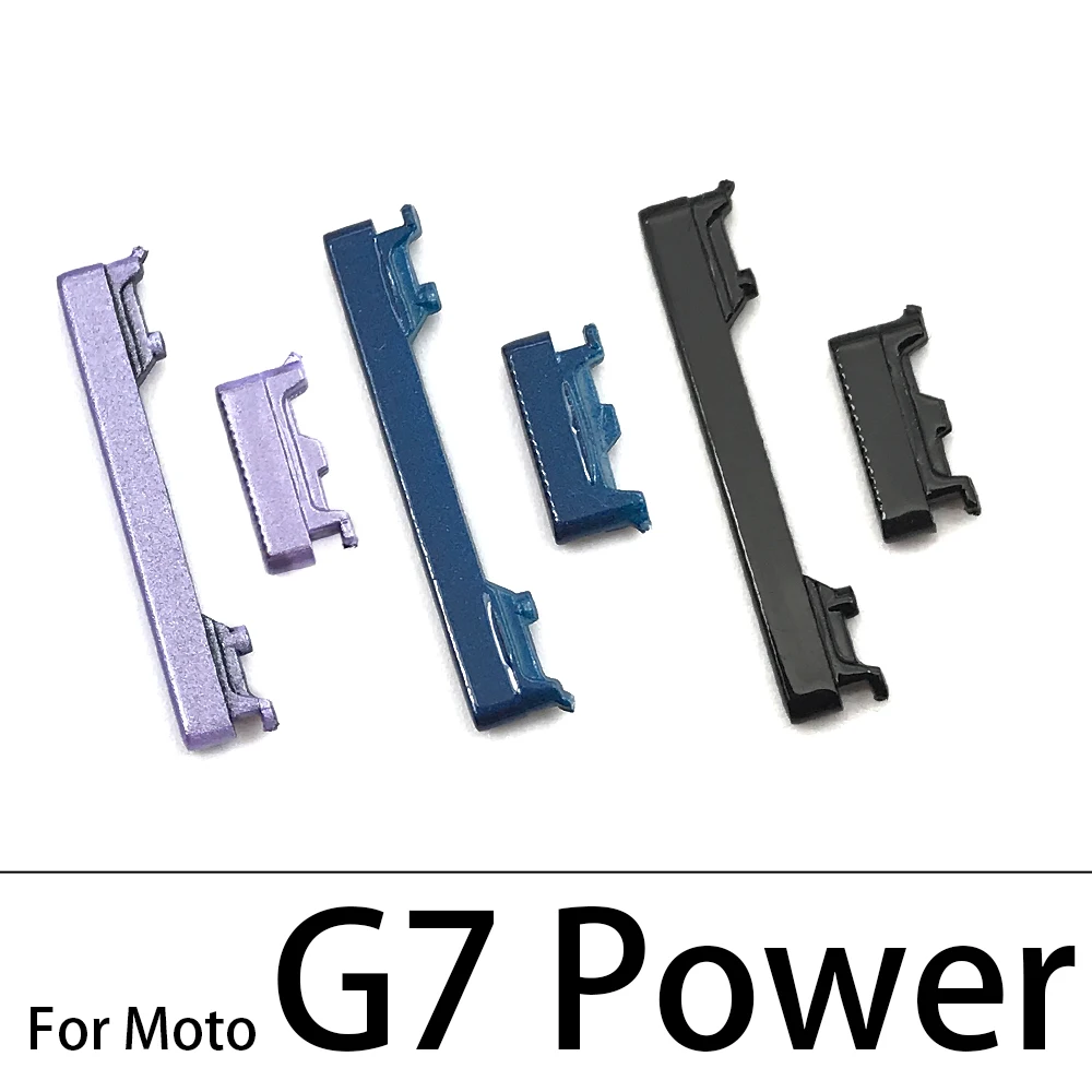 
Side Keys Power and Volume Buttons Replacement For Moto G9 Power/ G8 Plus /G7 Play Mobile Phone Accessories 