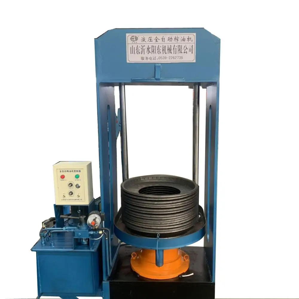 Automatic cheap price top plate oil extractor hydraulic oil press for sale