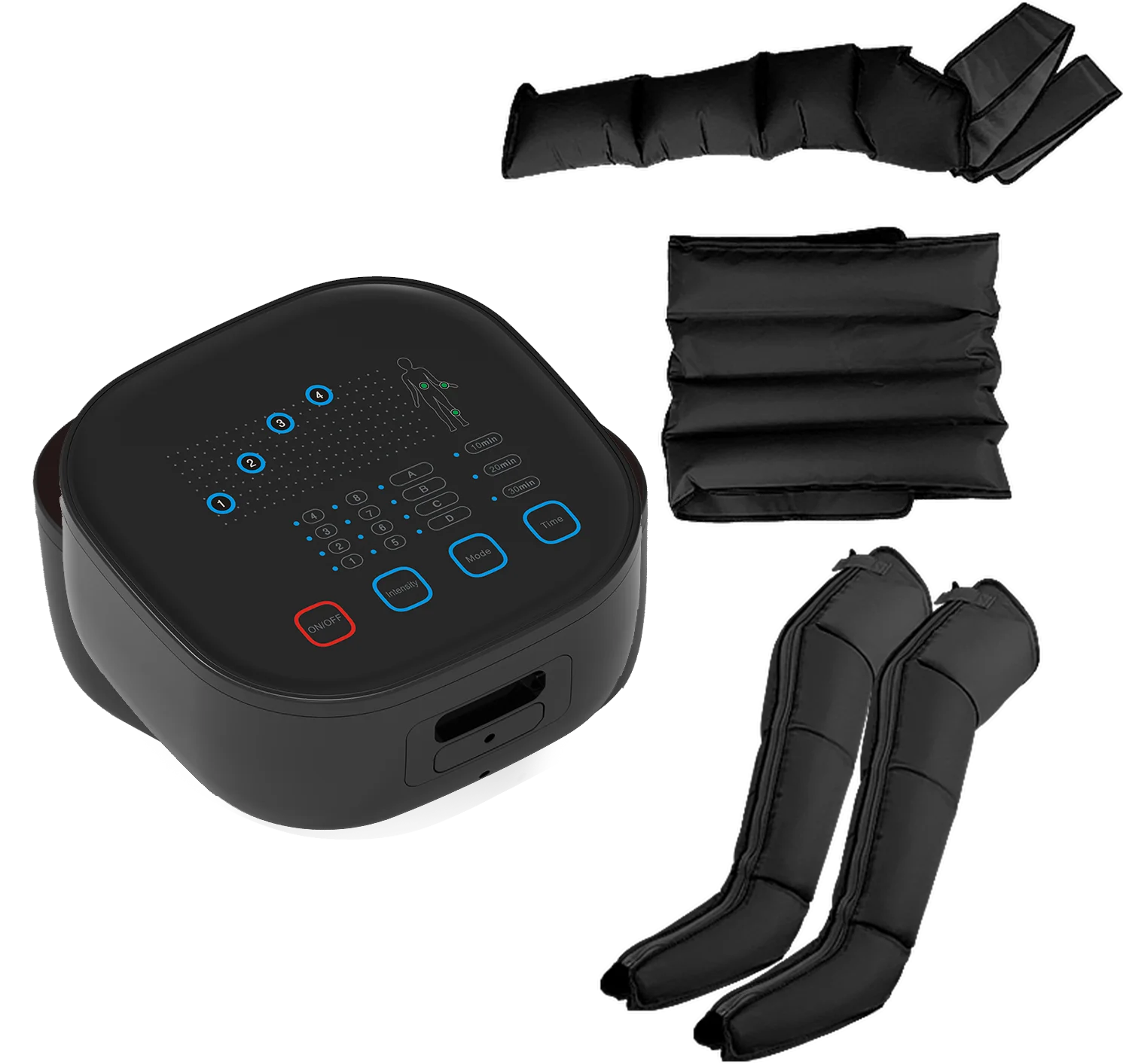 Leg Air Compression and Swelling Circulation System Wraps Arms Calves & Thighs Air wave Massager For Muscles Relaxation