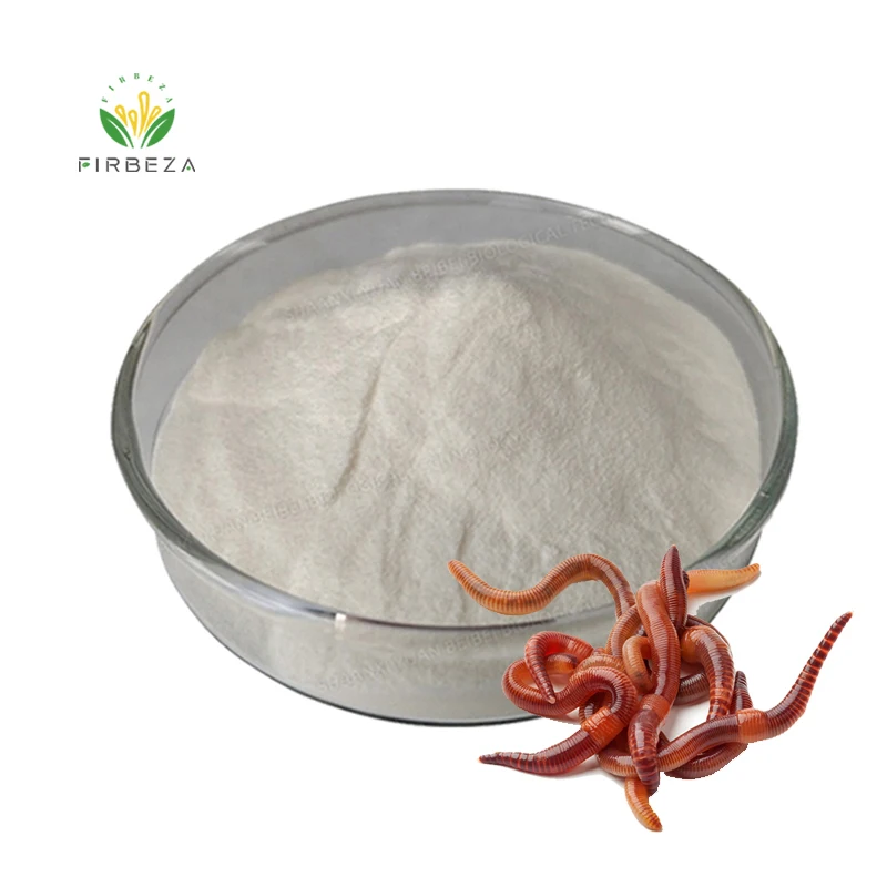 Порошок люмброкиназы 20000IU сушеный земляной червяк экстракт порошка фирменная торговая марка оптом