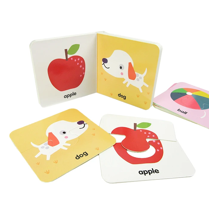 Book Publishing Printing Services Puzzle Books Children with Soft Dust Cover Custom Hardcover Book Printing