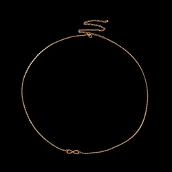 2022 трендовая цепочка на талию, цепочка на талию в форме 8, сексуальная простая металлическая цепочка на талию в стиле INS, хип-хоп, популярная цепочка на живот для девушек