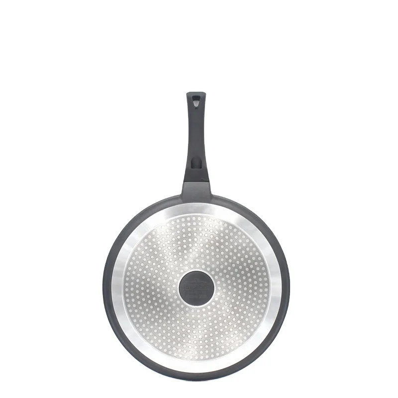 Литой под давлением алюминиевый гриль антипригарная круглая сковорода с ручкой