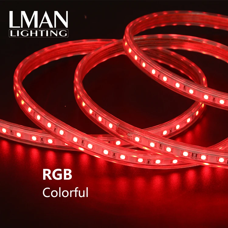 Наружная водонепроницаемая светодиодная лента IP65 SMD5050 Dream Color AC 110V 127V 220V 260V SMD5050 RGB