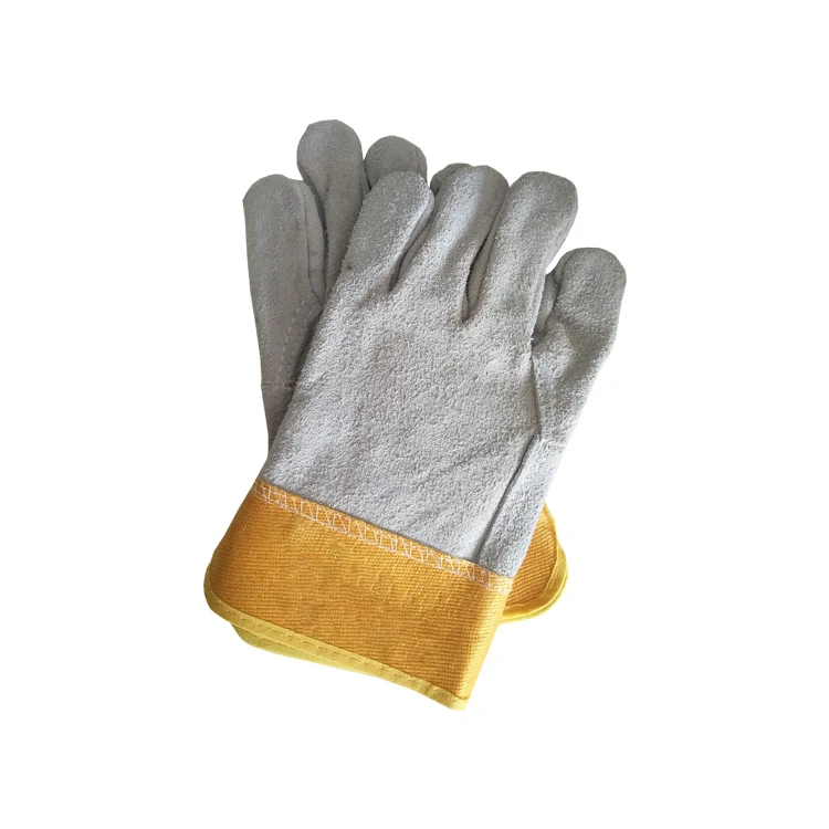 
High quality full leather driver gloves industrial protection wholesale cheap safety glove GMT-500 