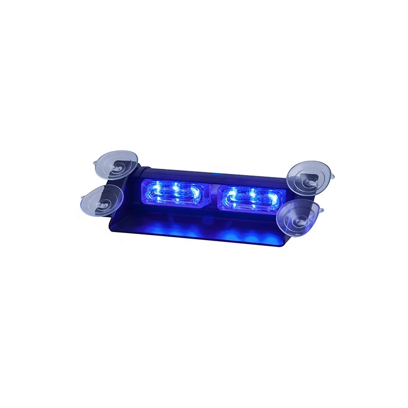 High quality warning strobe lights dashboard light cheap visor light bar with Suction Cups
