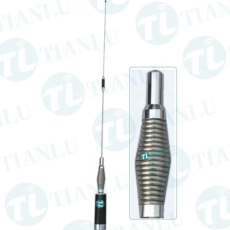 TL-N5VU DUAL BAND 144/430 NMO mobile antenna WITH SPRING;NMO car antenna wirh spring;stainless steel whip nmo car antenna