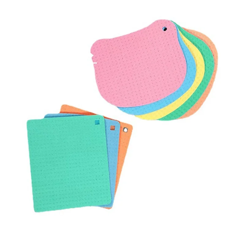 Eco-Friendly Cleaning Reusable paper towel cleaning cellulose sponge kitchen cleaning cloth
