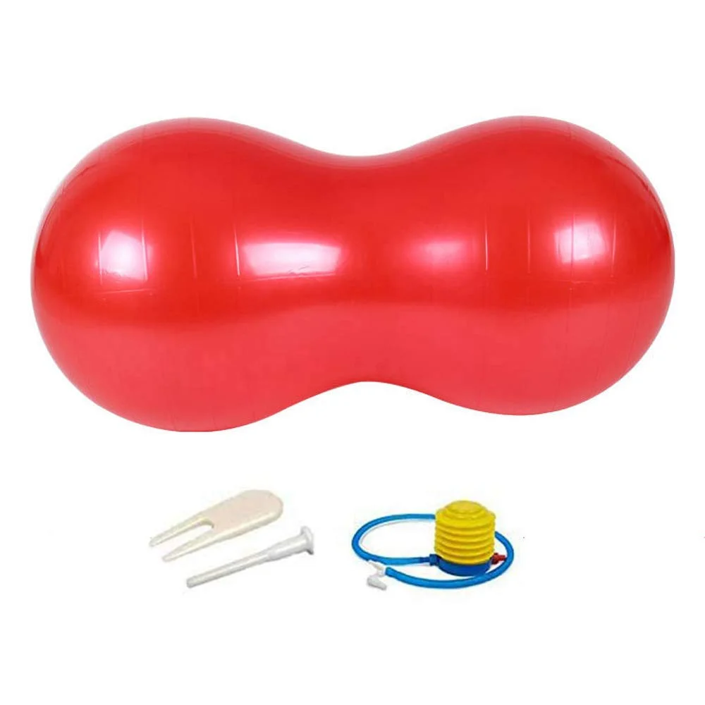  Мяч из ПВХ для упражнений Pelota De Gimnasia массажный мяч тренажерного зала с насосом йоги принтом арахиса на