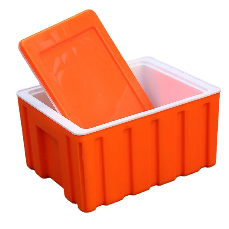 HDPE Outdoor Food Plastic Refrigerated Transport Turnover Insulation Box Hotel Fast Food Takeaway Insulation Preservation Cooler